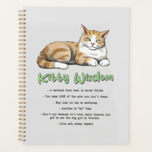 Drôle Kitty sagesse