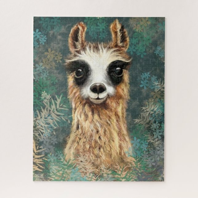 Drôle Llama Jigsaw Puzzle (Vertical)