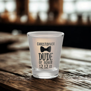 Drôle Mariage Proposition Duo D'Honneur Verre Shot