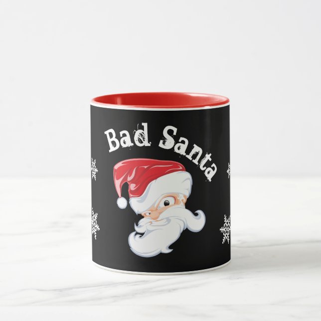 Drôle Mauvais Père Noël 11 oz Combo Mug (Centre)