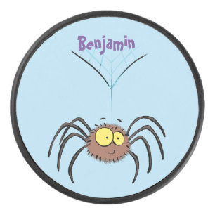 Drôle mignon dessin animé d'araignée moelleuse