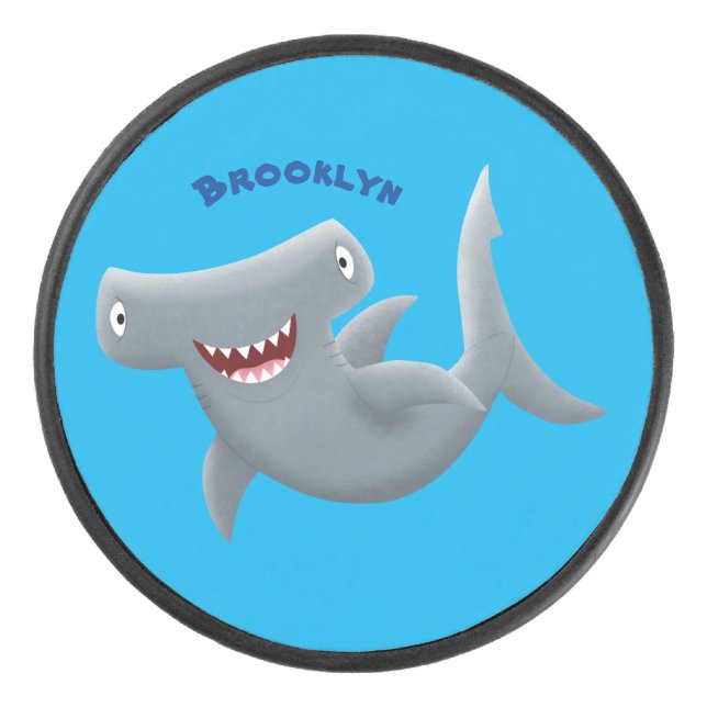 Drôle mignon requin marteau dessin animé (Devant)
