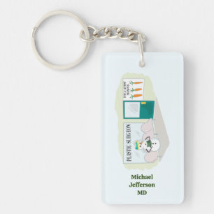 Drôle Mme Frosty au dessin animé d'un chirurgien p