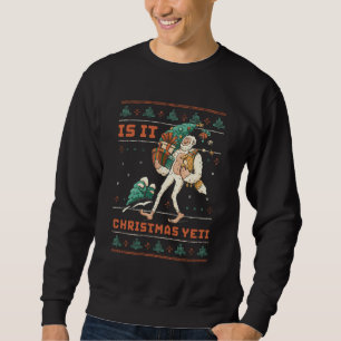 Drôle moche de Noël Sweat Blanche Neige Yeti Pun