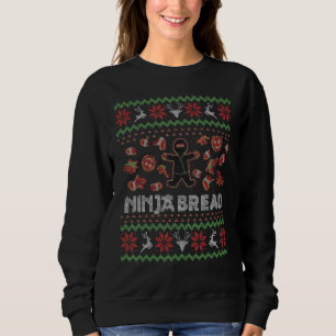 Drôle moche Sweat de Noël Ninja Pain Gingerbre