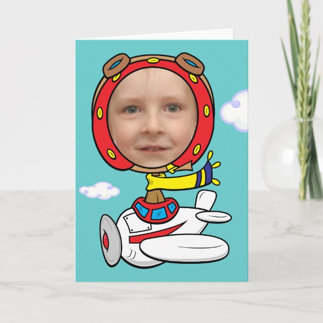 Drôle Modèle de visage photo pilote (Devant)