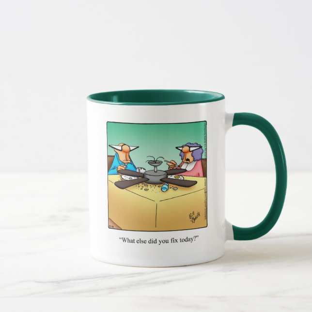 Drôle "Mr Fix-it" Humour Mug Cadeau (Droite)