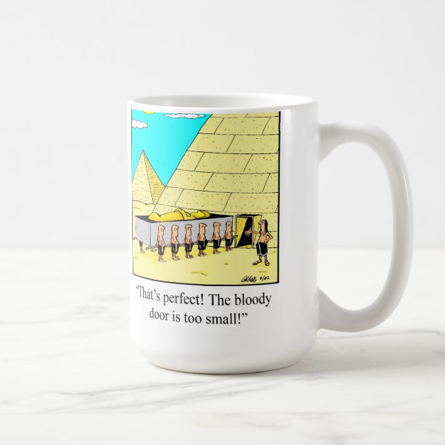 Drôle Mug égyptienne Pyramide (Droite)
