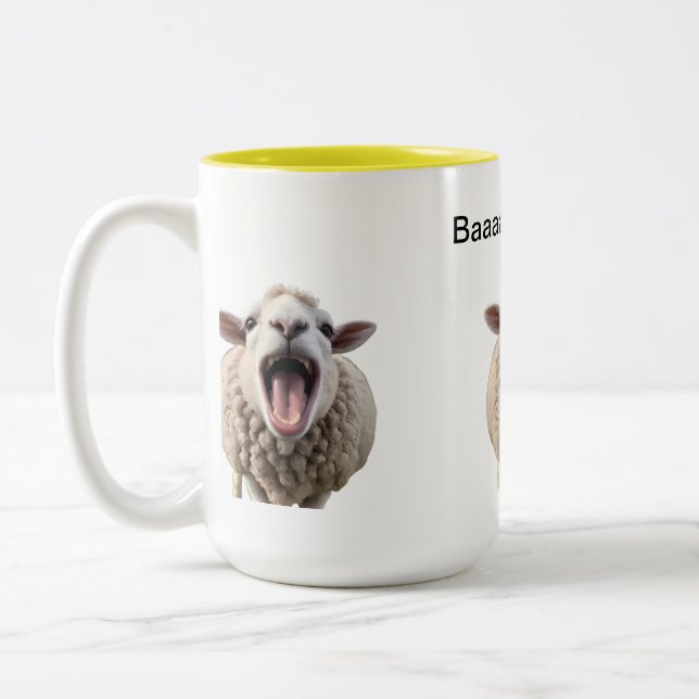 Drôle Mug mouton (Gauche)