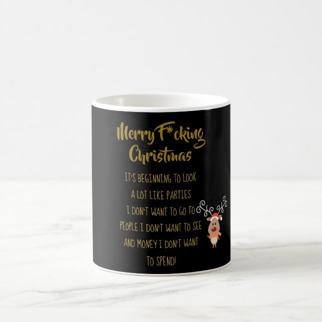 Drôle Mug pour ceux qui DÉTESTENT Noël - Personnal (Centre)