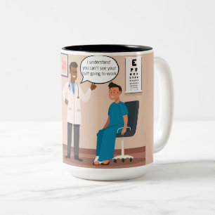 Drôle ne veux pas travailler de la Mug de café