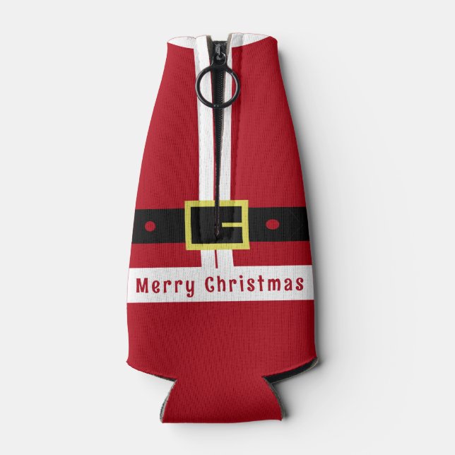 Drôle Noël Bottle Glacière Père Noël (Dos)