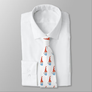 Drôle Noël Gnome Necktie - Jolie Cravate de vacanc