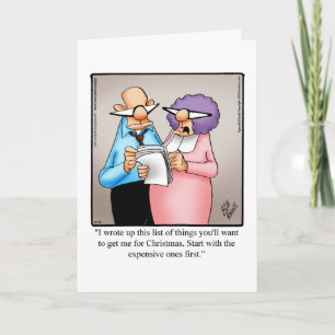 Drôle Noël Humour Carte de voeux pour lui