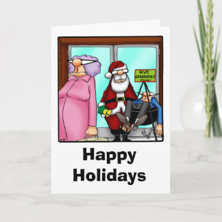Drôle Noël Humour carte de voeux "Spectickles"