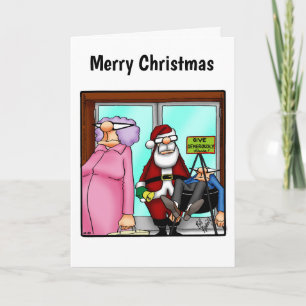 Drôle Noël Humour carte de voeux "Spectickles"