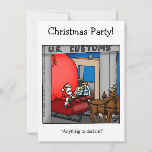 Drôle Noël Invitations