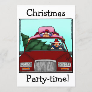 Drôle Noël Invitations