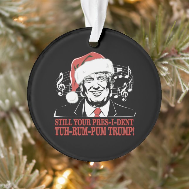 Drôle Noël Président Trump Pyjamas Vilains Noël (Arbre)