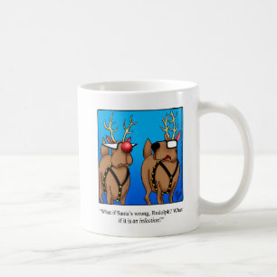 Drôle Noël Reindeer Humour Mug Cadeau