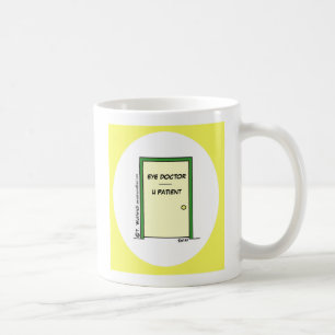 Drôle Optométriste Cartoon Oeil Docteur Coffee Mug