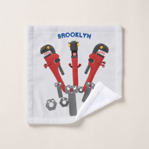 Drôle outil monstre de clé humour dessin animé