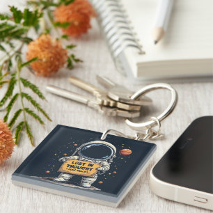 Drôle perdu dans la pensée astronaute l'illustrati