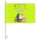 Drôle Père Noël, Snowman, Reindeer Joyeux Noël