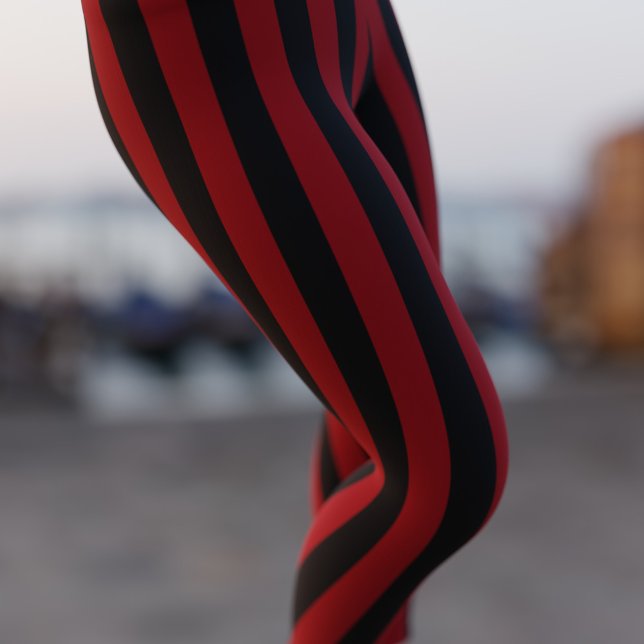 Drôle Pirate Rouge Leggings (Créateur téléchargé)