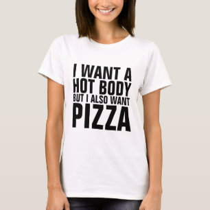 Drôle Pizza dames T-shirts d'entraînement
