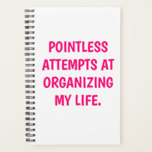 Drôle planificateur "ORGANISER MA VIE"