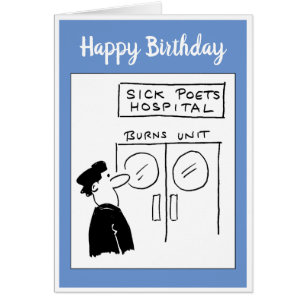 Drôle Poet Hospital Cartoon
