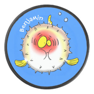 Drôle poisson poivron porc-épic caricature poisson