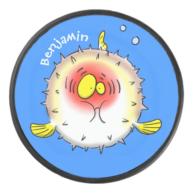 Drôle poisson poivron porc-épic caricature poisson (Devant)