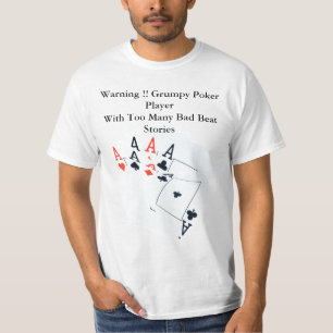 Drôle Poker Bad Beat Story, Mens Tshirt