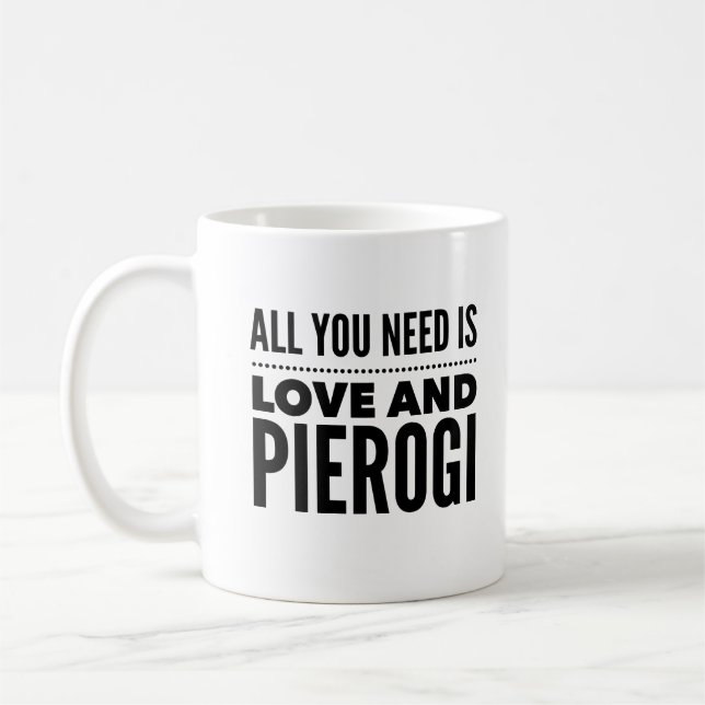 Drôle polonais Pierogi café Mug (Gauche)