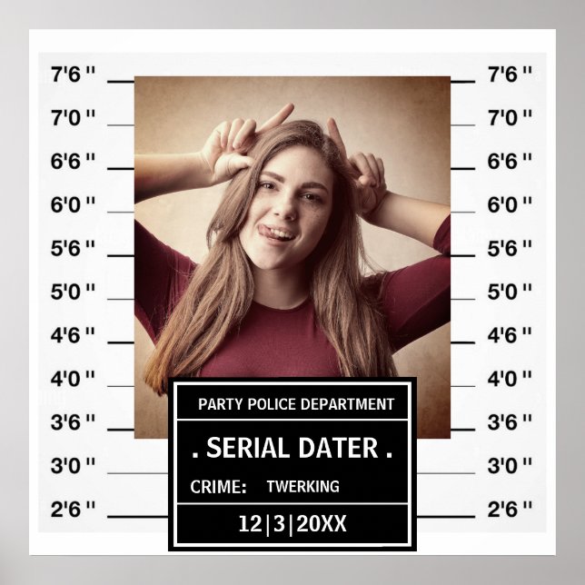 Drôle poster de photo personnalisée (Devant)