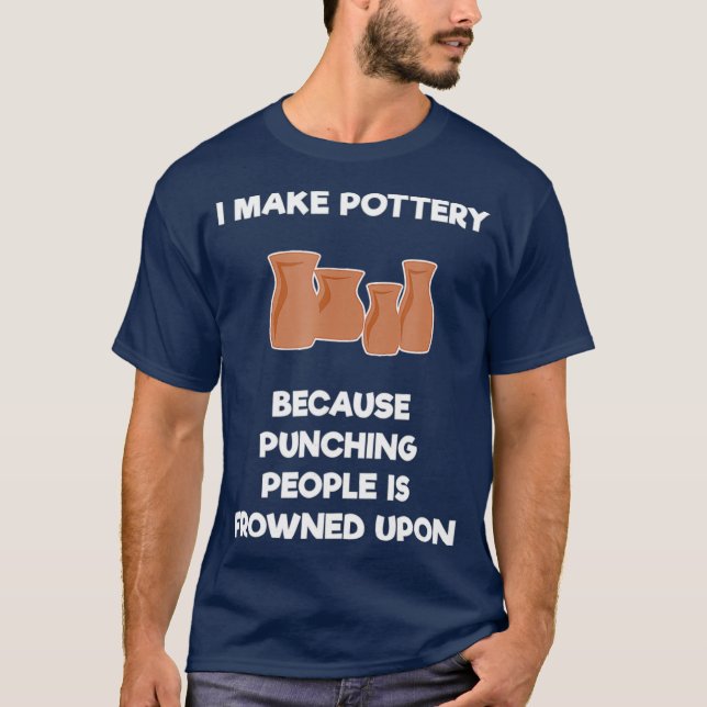 Drôle Poterie T-shirt cadeau - Punch (Devant)