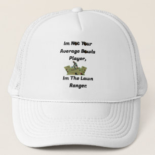 Drôle Ranger de pelouse Bowls, Casquette de camion