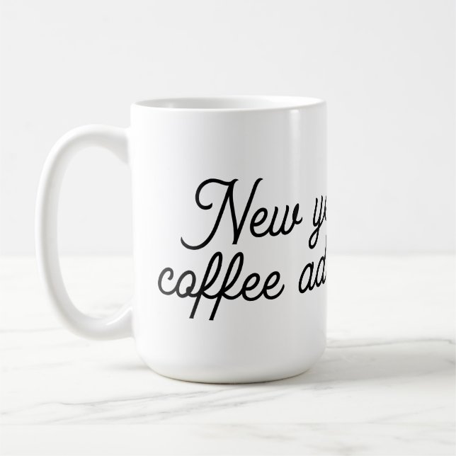Drôle retour à l'école enseignant café Mug - Nouve (Gauche)