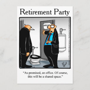 Drôle Retraite Humour Invitations