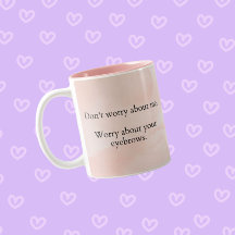 Drôle Sarcastique sourcils Mug LOL Cadeau pour ell