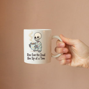 Drôle Skeleton Morning Mug