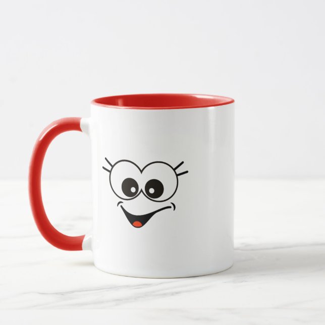 Drôle, Smiley Face Mug (Gauche)