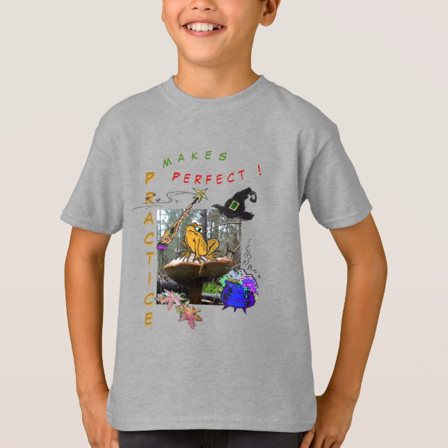 Drôle Sorcière Toad Cartoon Humour Cust. T-shirt (Devant)