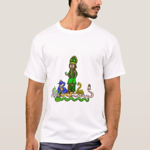 Drôle St. Patrick's Day T-shirt avec serpents