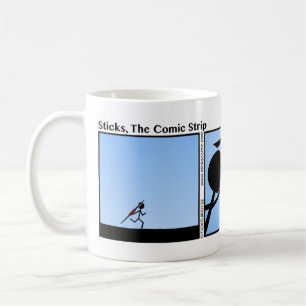 Drôle Stickman Javelin Mug