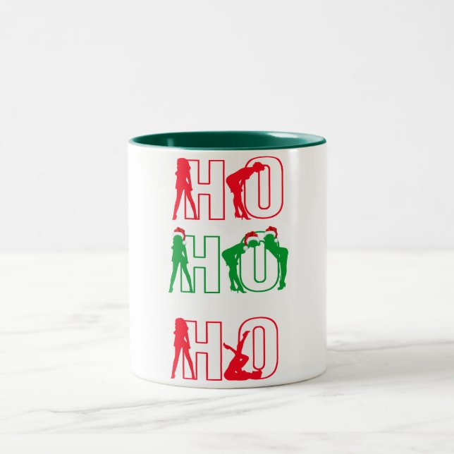 drôle suggestif ho ho ho noël mug design (Centre)