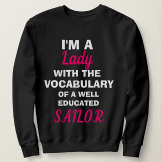 Drôle Sweatshirt "JE SUIS UNE FEMME"
