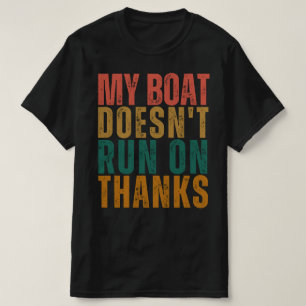 Drôle t-shirt de navigation de plaisance rétro, hu